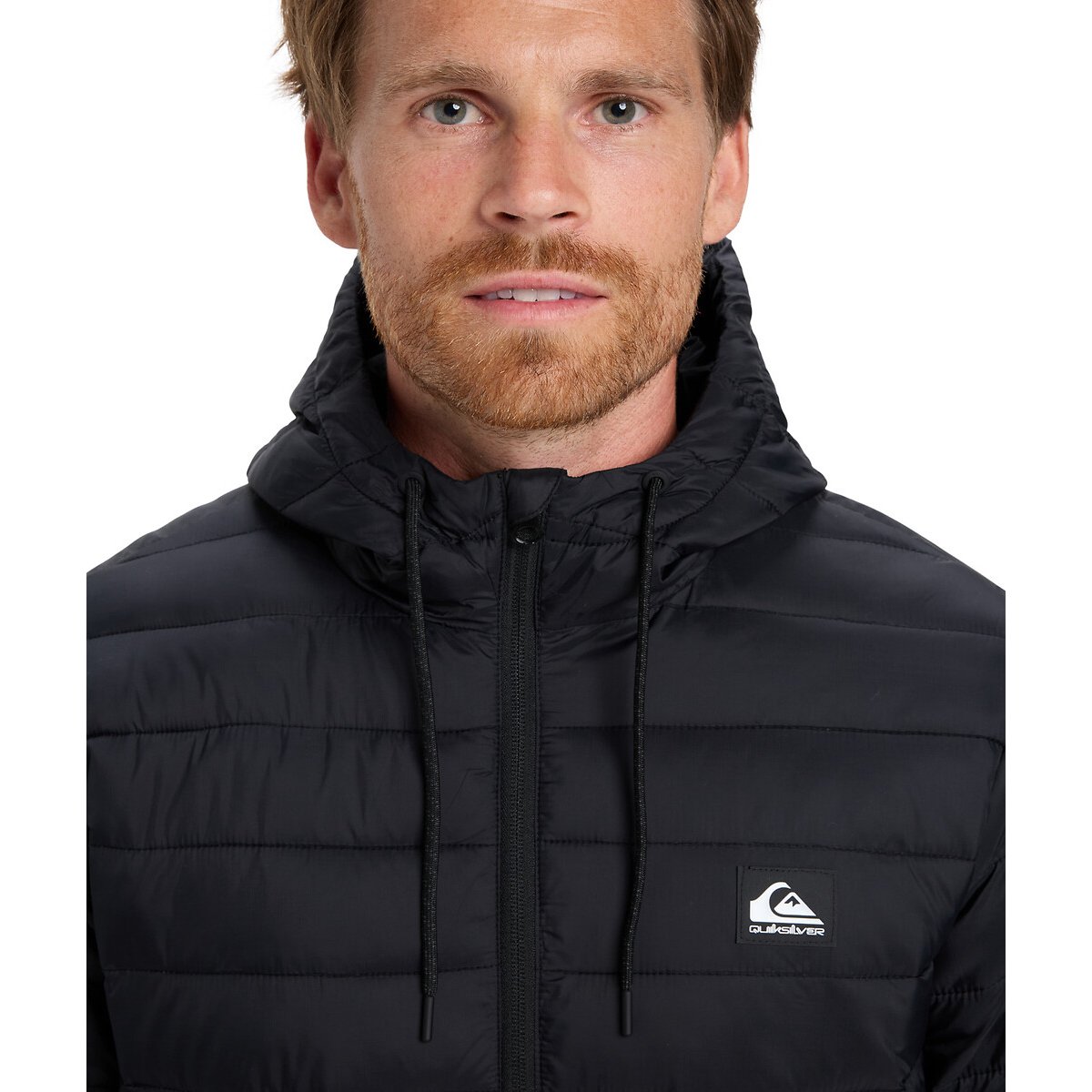Scaly Padded Jacket with Hood black, QUIKSILVER