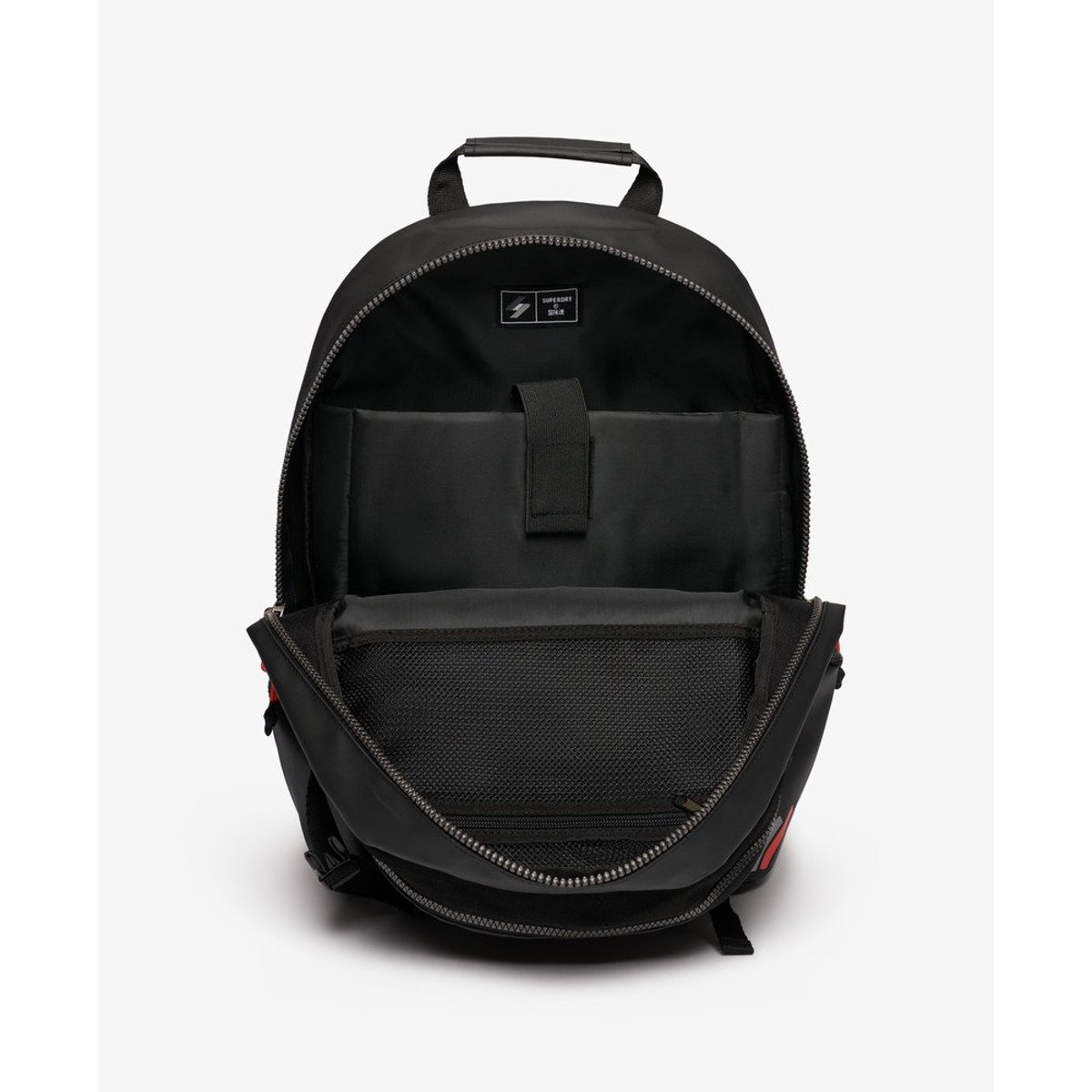Sac à dos Tarp avec logo brodé noir/vert kaki, SUPERDRY