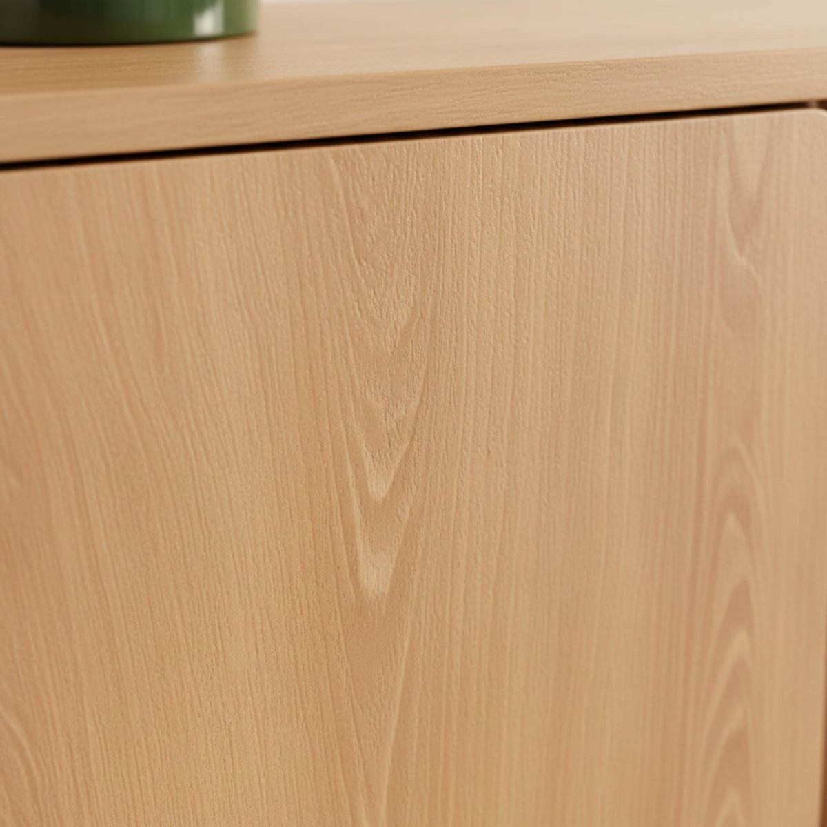 Meuble TV 2 portes en bois L140cm- NOA bois clair, DRAWER