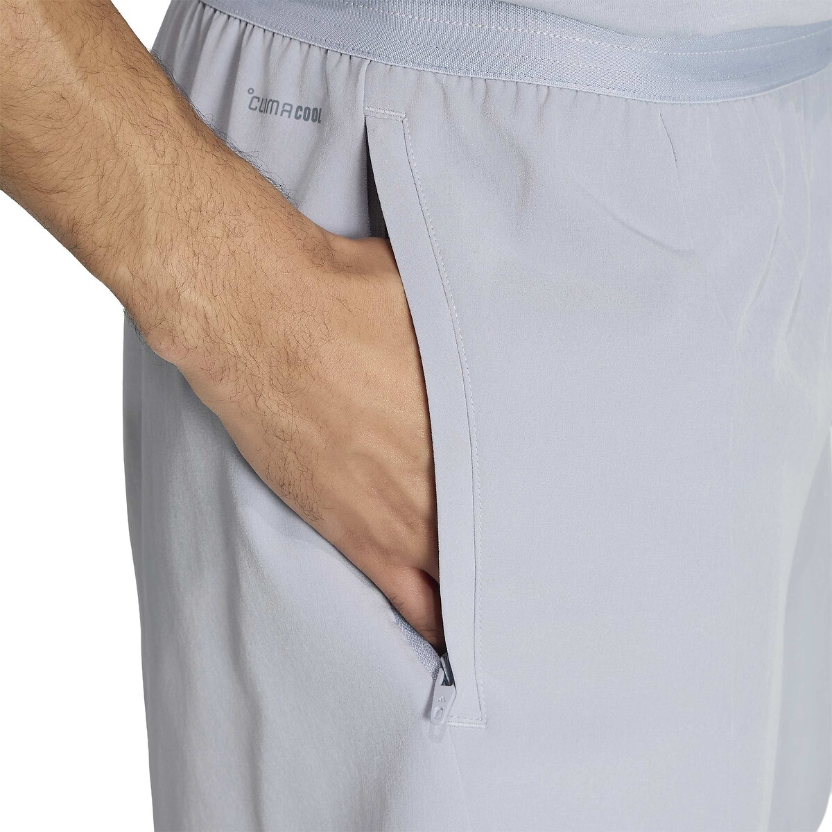 Short de training, 2 en 1, STRENGTH gris clair, adidas Performance