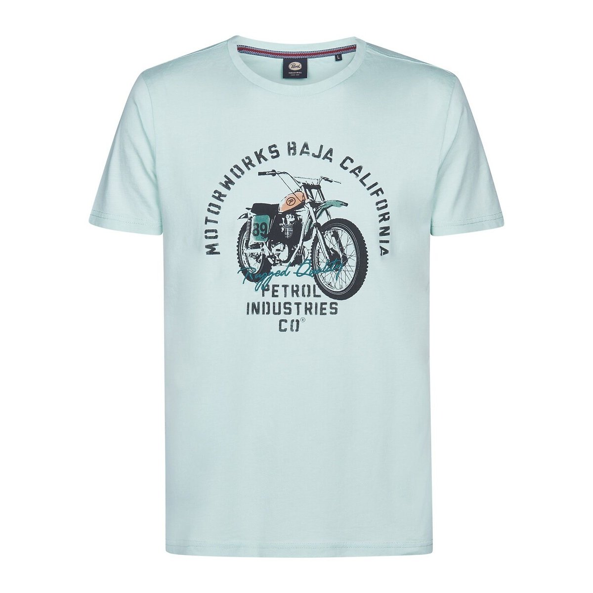 T-shirt manches courtes vert menthe, PETROL INDUSTRIES