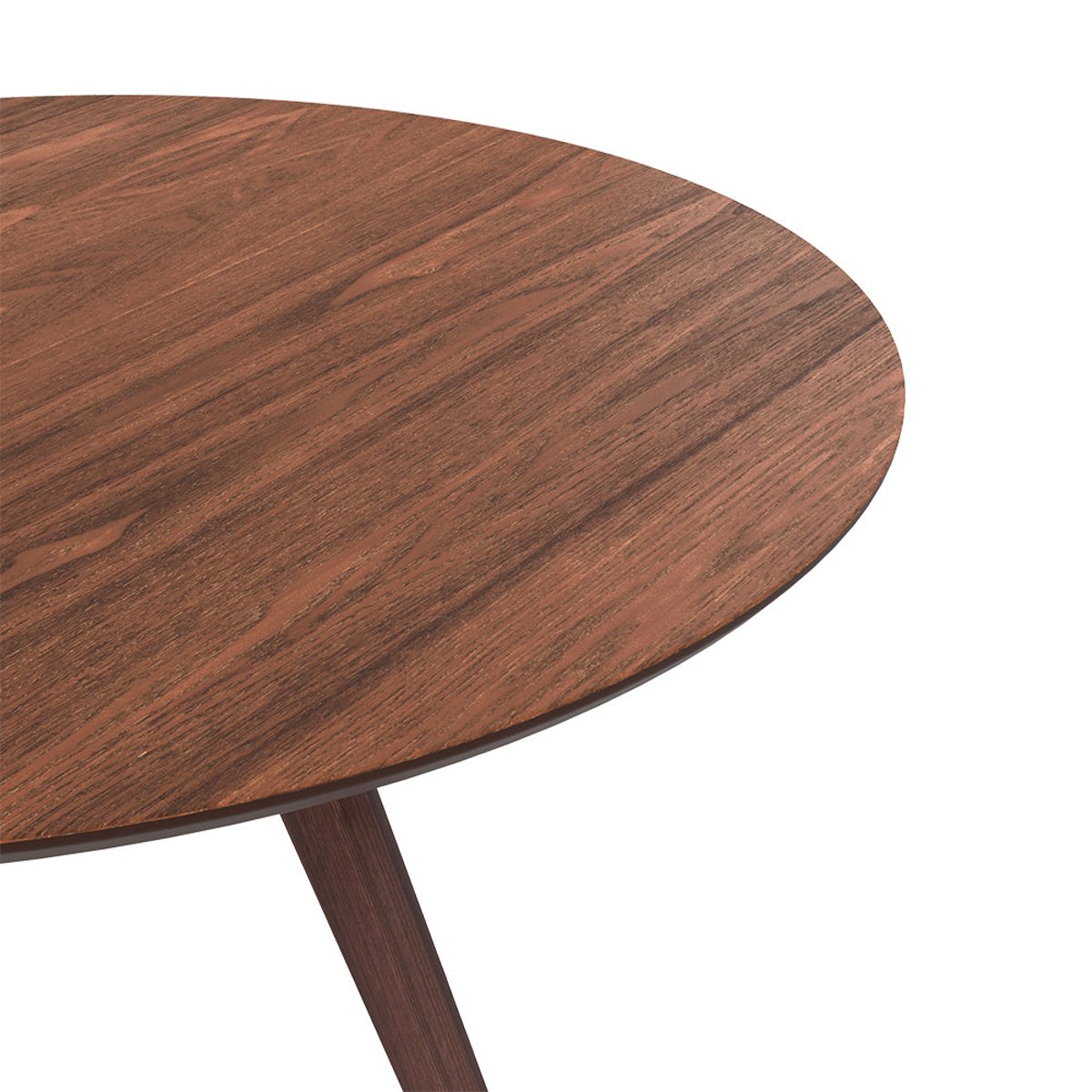 Table ronde en bois D105 cm - LIWA bois foncé, MAISON PAVANE