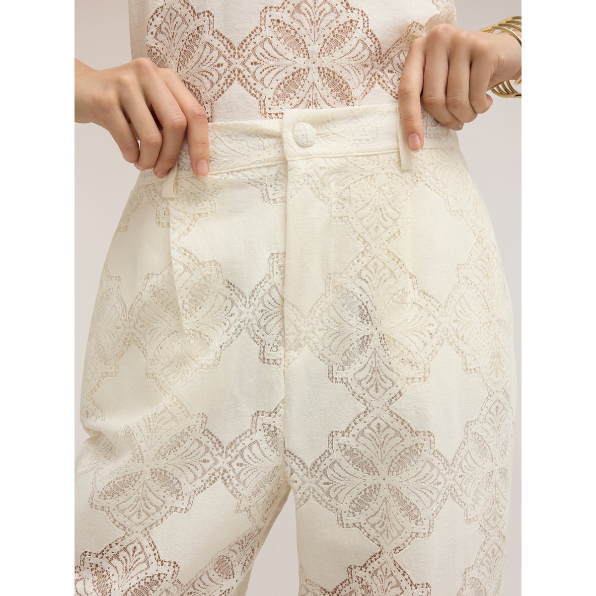 Pantalon de jogging blanc, MOTIVI