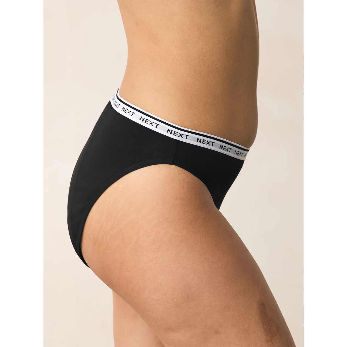 Culotte menstruelle flux abondant, lot de 4 noir, NEXT