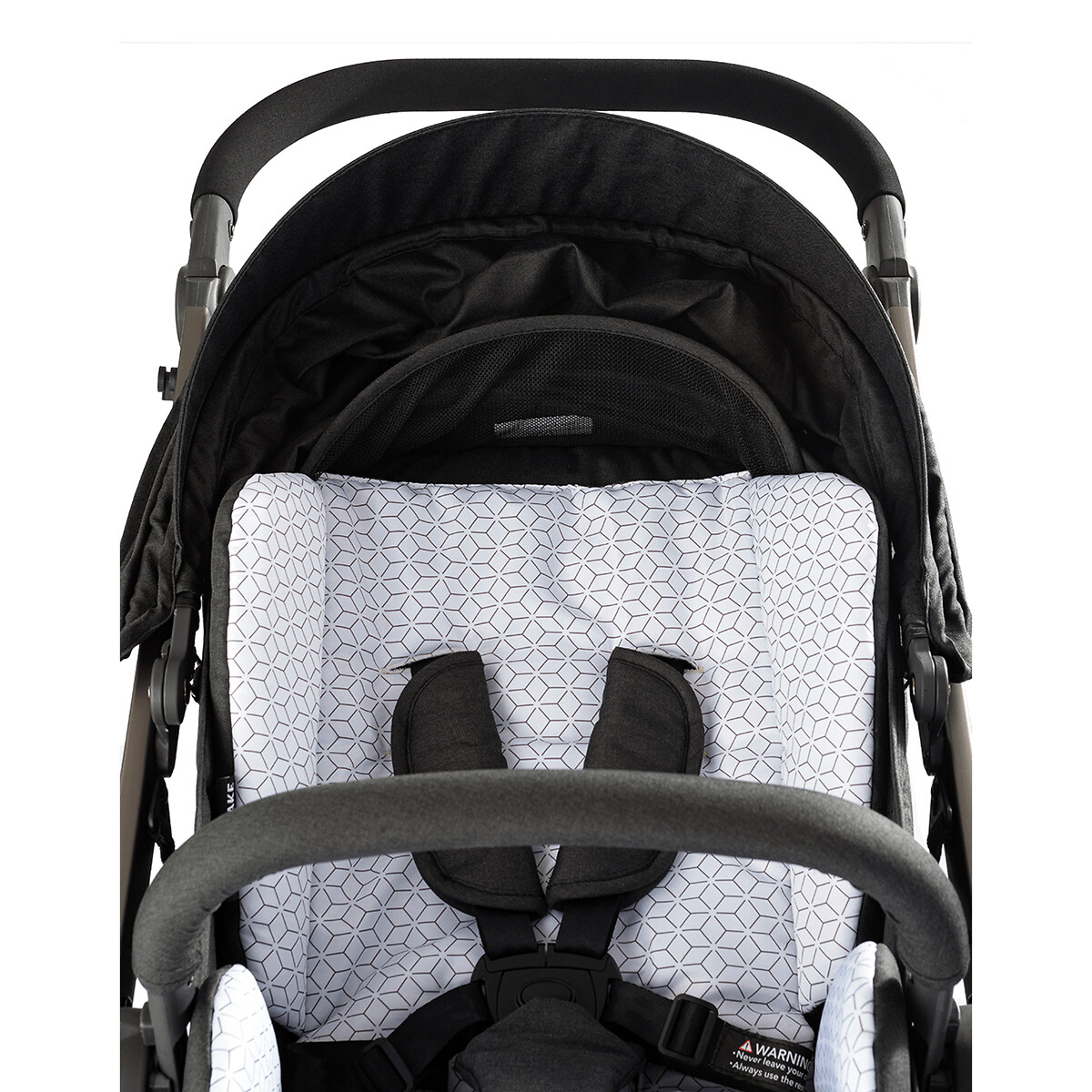 Saco para carrinho de passeio Twistshake Tour preto , TWISTSHAKE