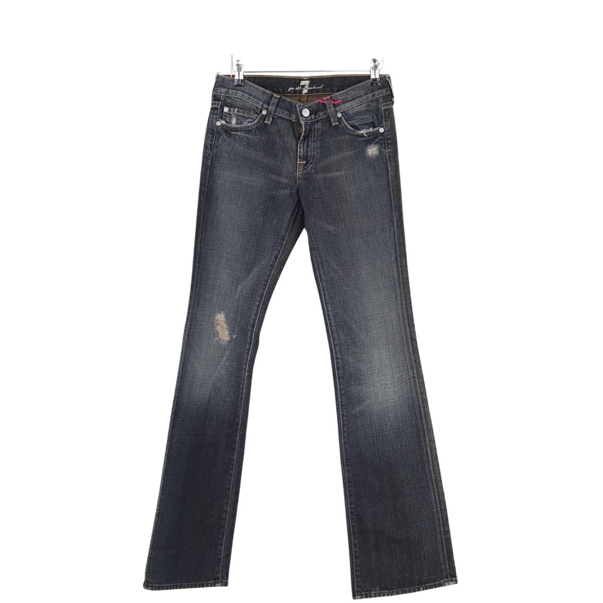 Jean droit - Très Bon État bleu, 7 FOR ALL MANKIND