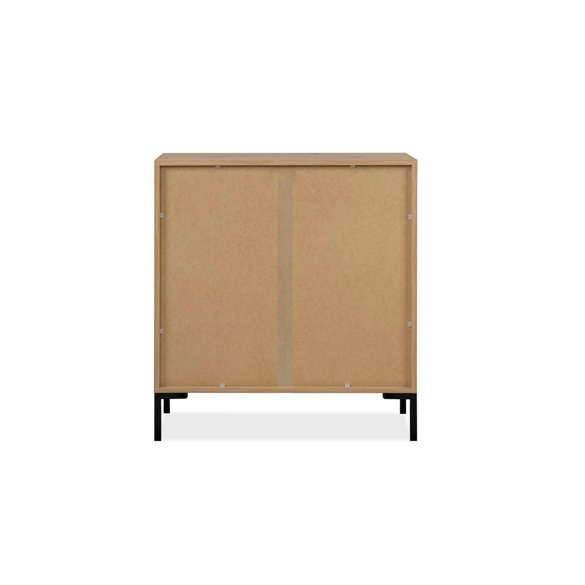 Meuble d'entrée décor bois 2 portes KARVI bois naturel, PIER IMPORT