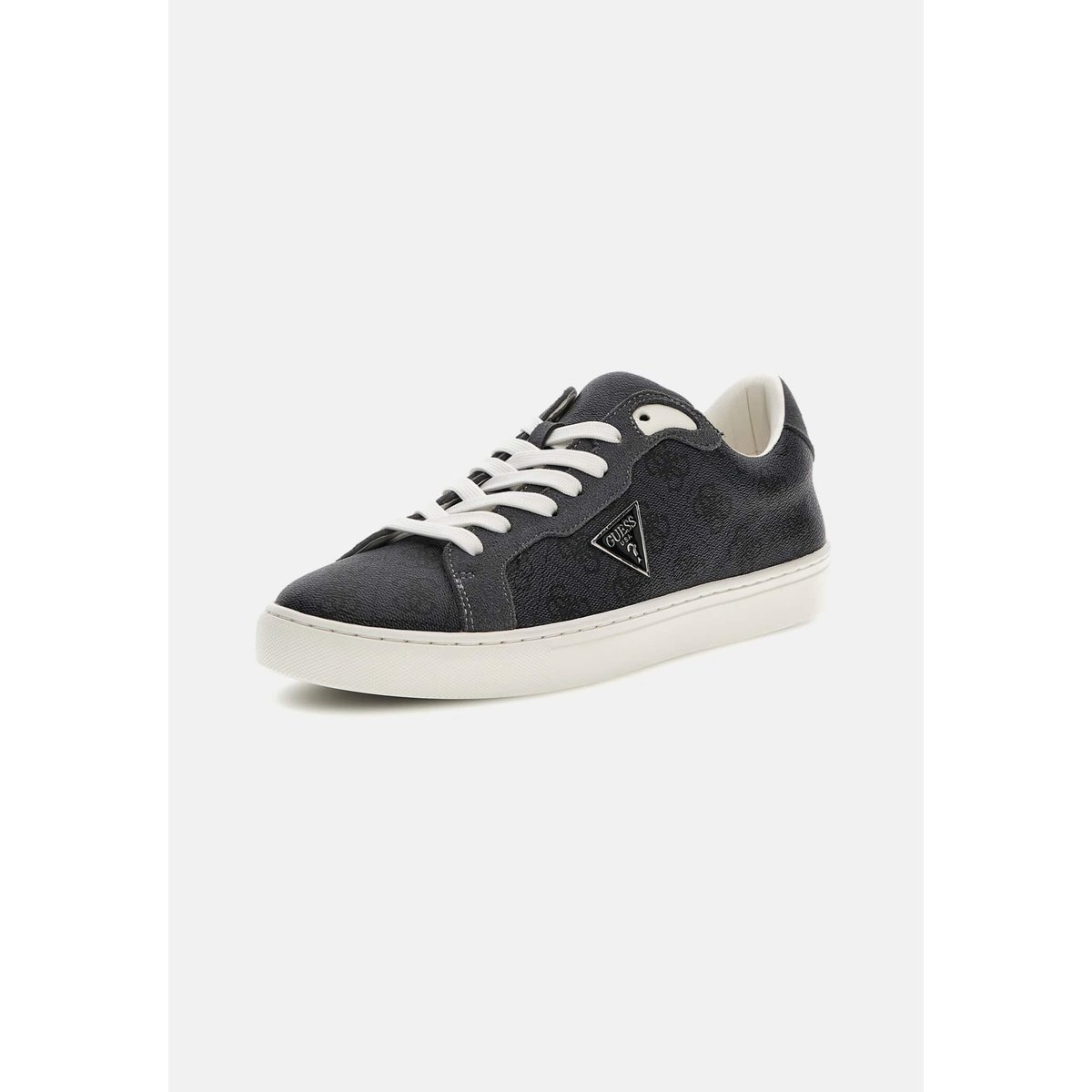 Sneakers Todi Cuir Mélangé noir, GUESS
