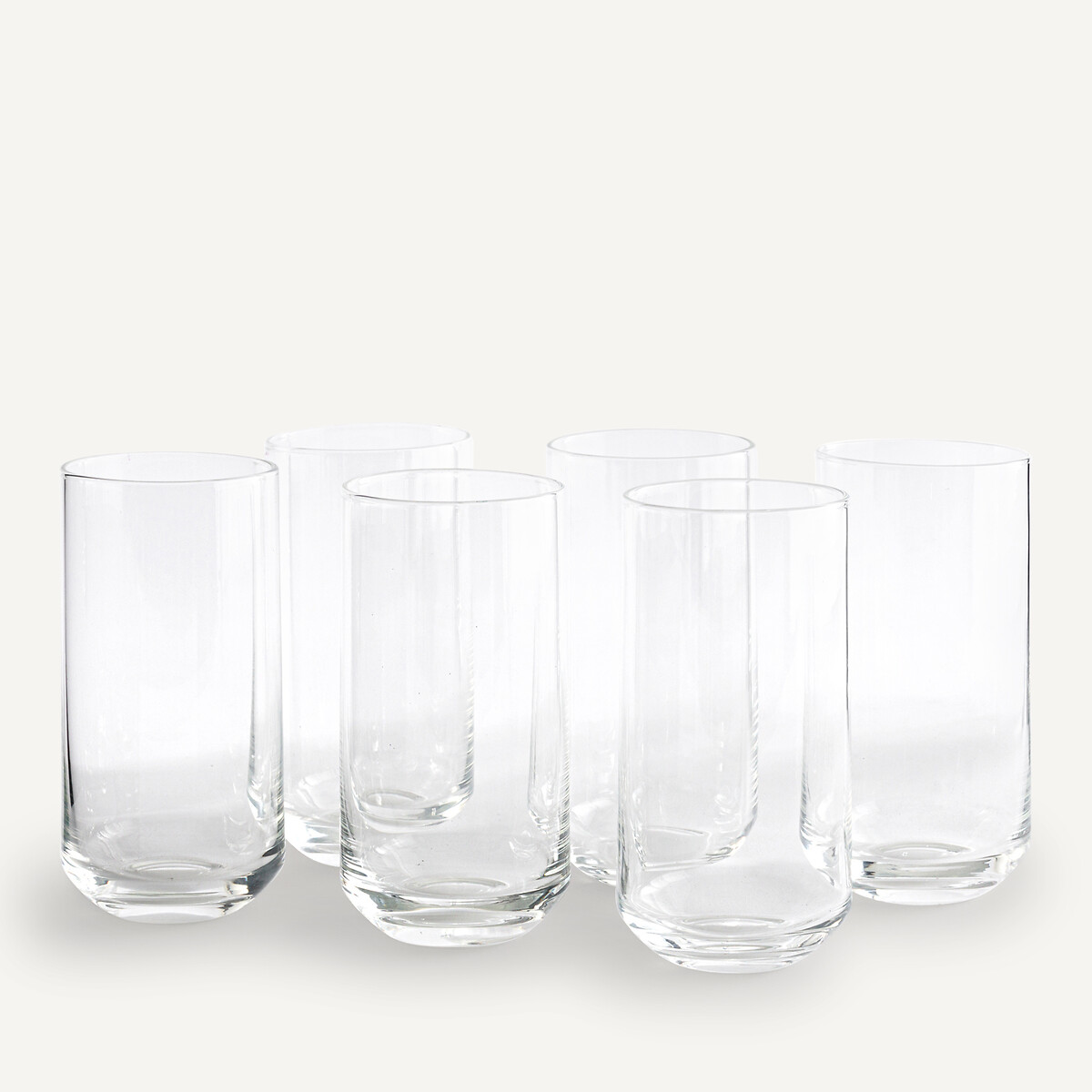 Set van 6 waterglazen, Torino transparant, AM.PM
