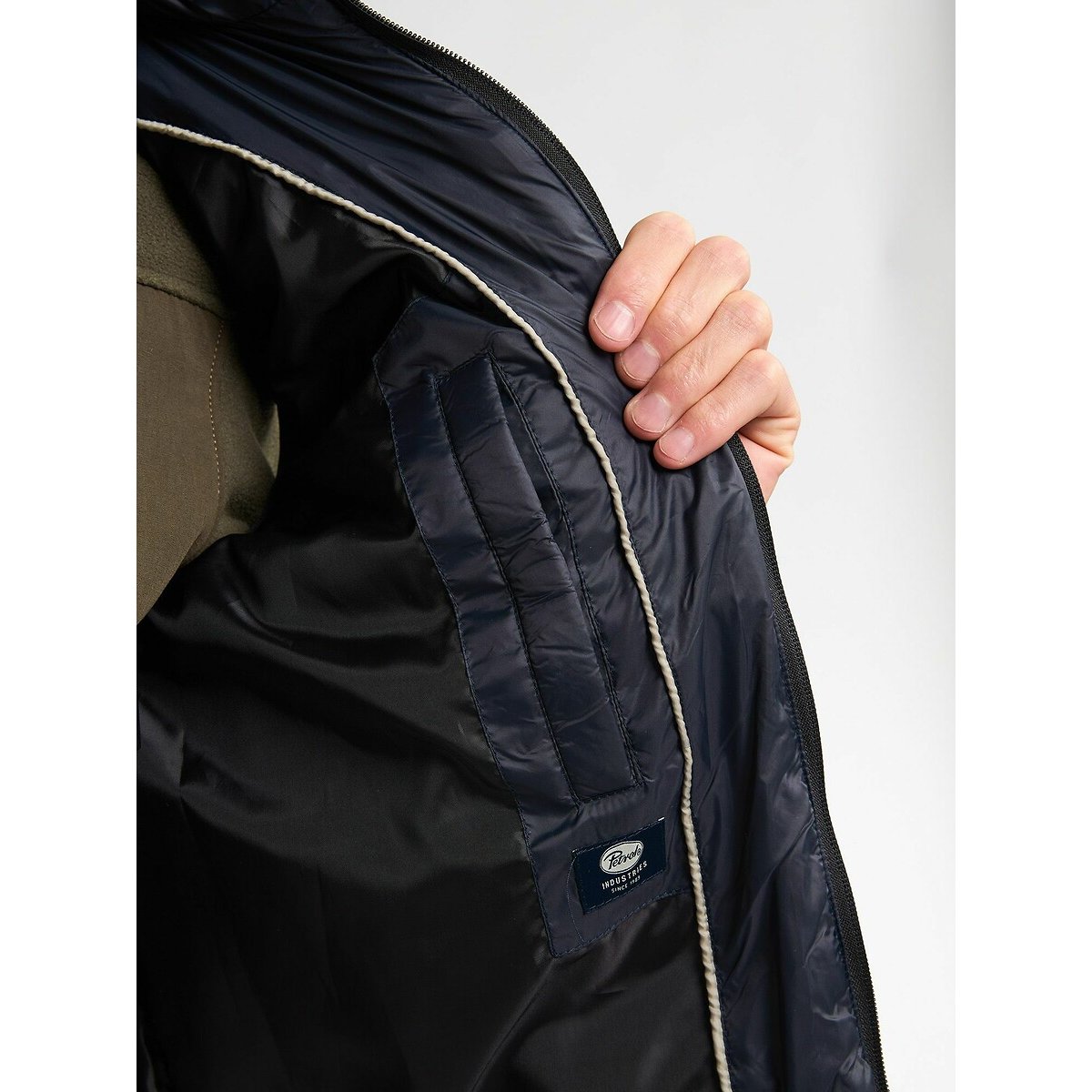 Sleeveless Padded Jacket with High Neck black, PETROL INDUSTRIES