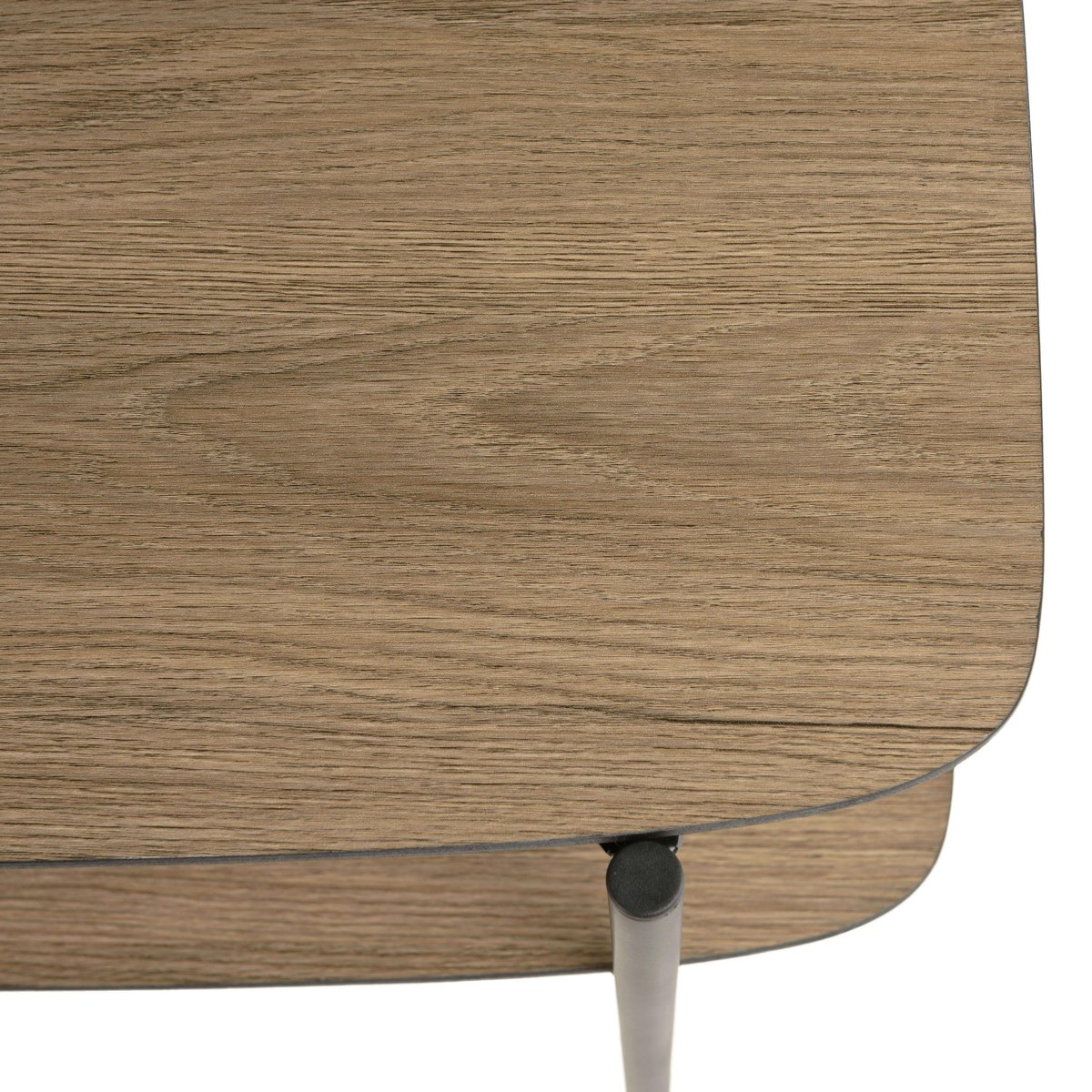 Table d'appoint double plateau effet bois LANDAISE bois naturel, PIER IMPORT