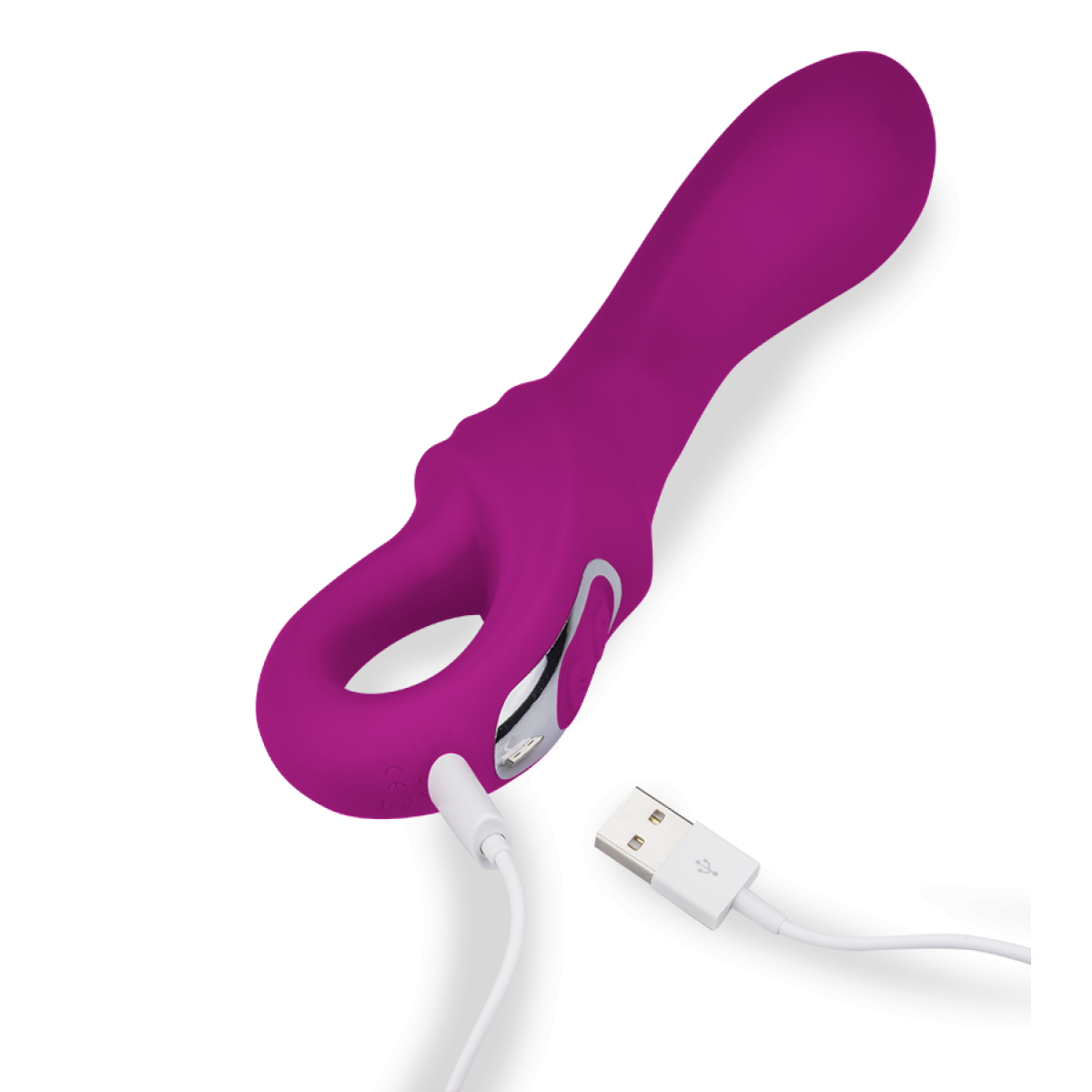 Vibromasseur puissant confort et plaisir Romance violet, LOVE AND VIBES