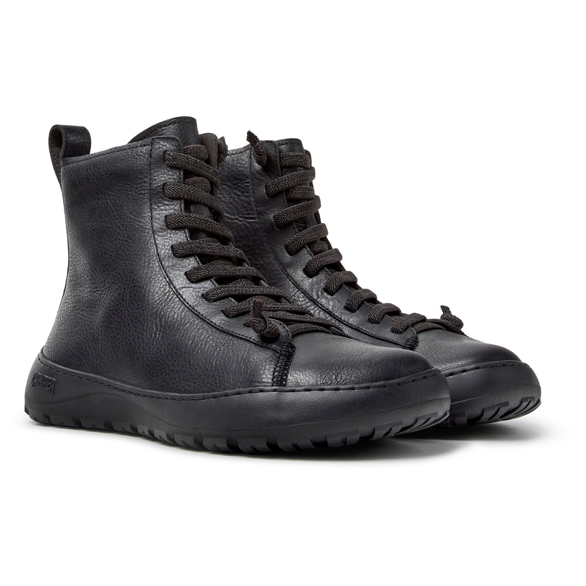 Bottines Peu Serra Suede Leather noir 001, CAMPER