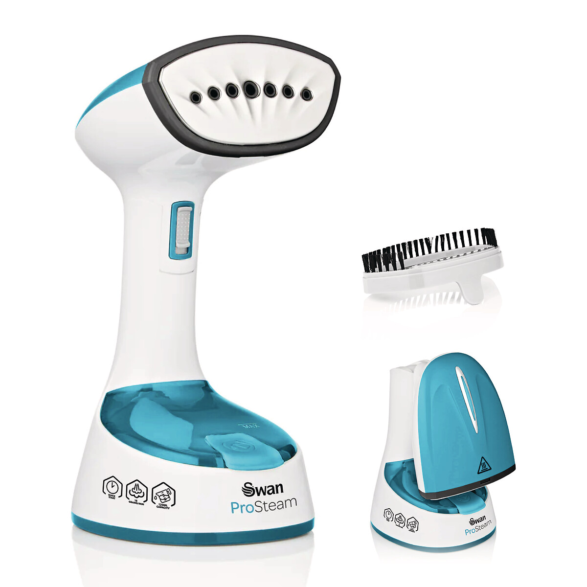 ProSteam Foldable Garment Steamer - SI2030 white, SWAN