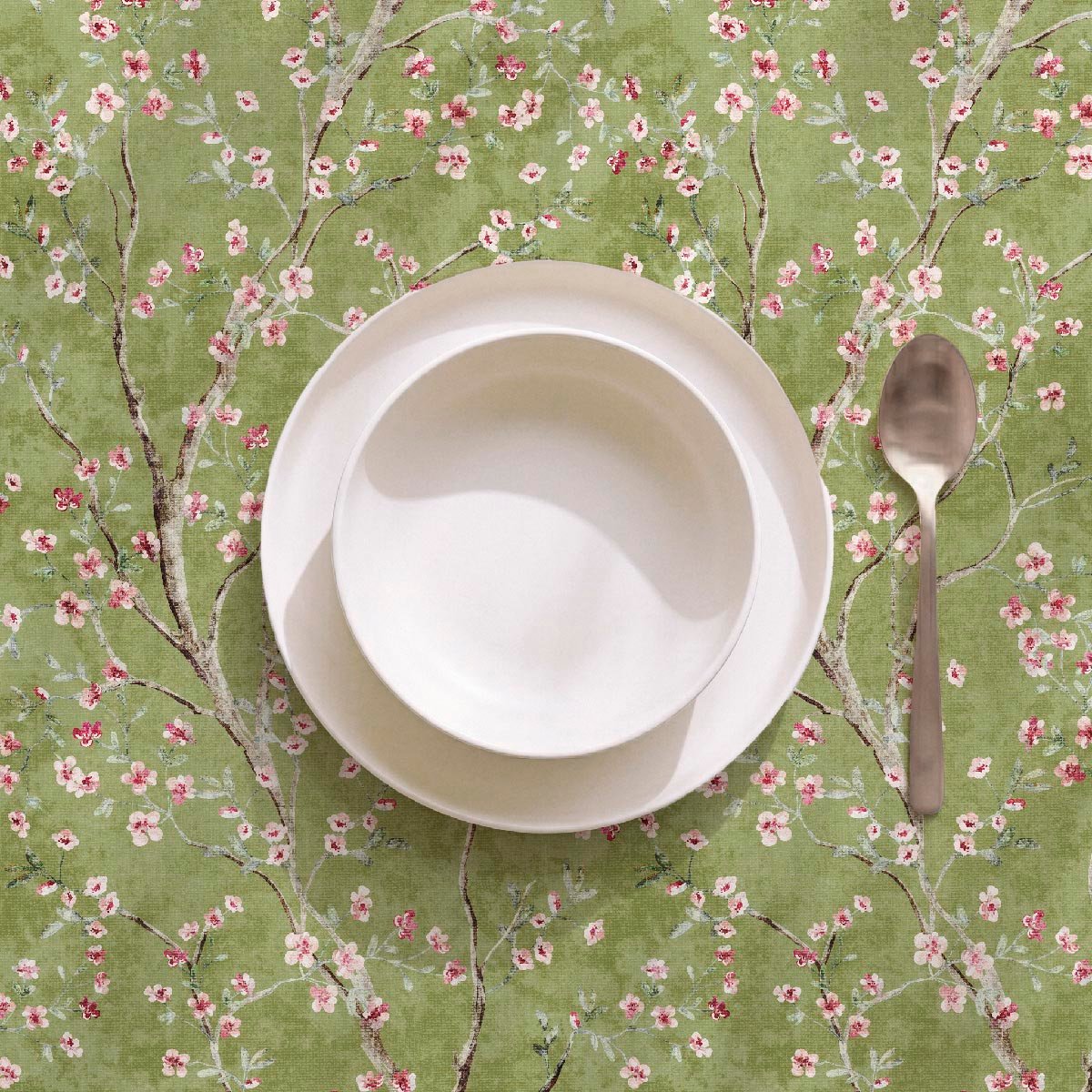Nappe anti-taches Bosque - 100% coton - vert, NAF NAF HOME