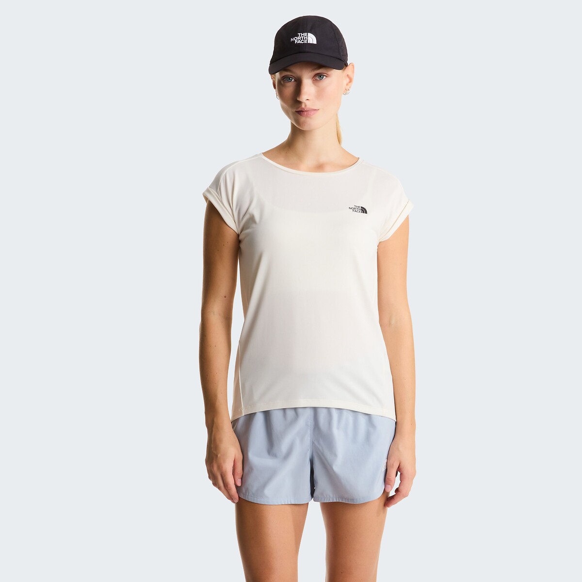 T-shirt de sport manches courtes Tanken ecru, THE NORTH FACE
