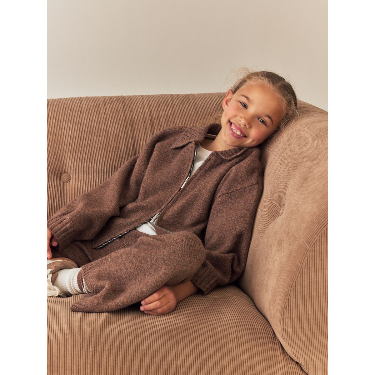 Ensemble sweat à capuche et pantalon marron, NEXT