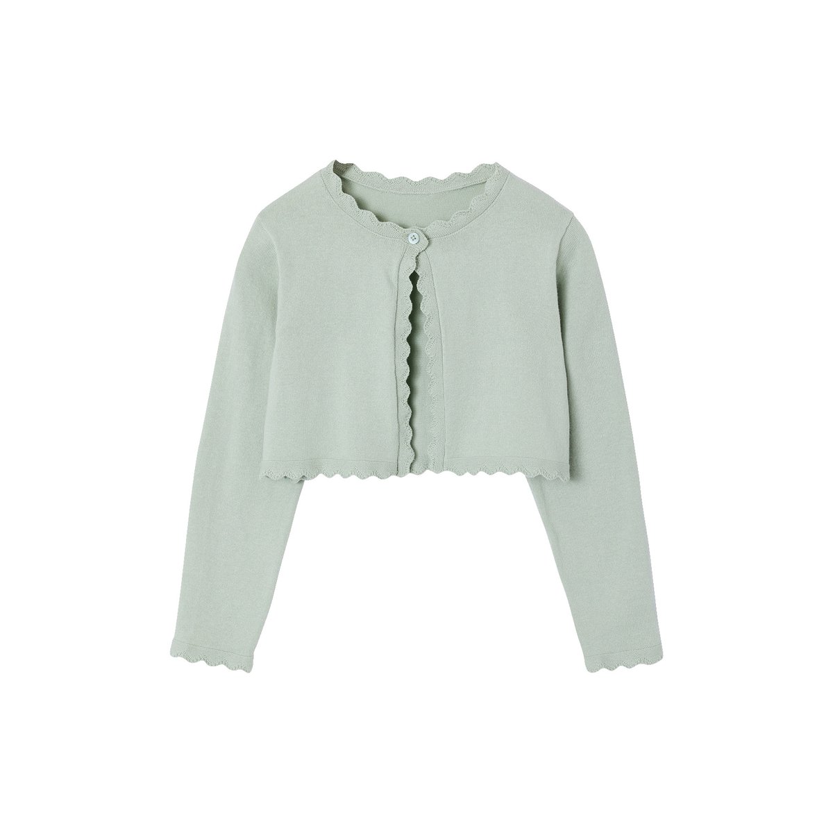 Bolero ouverture pratique vert sauge, VERTBAUDET