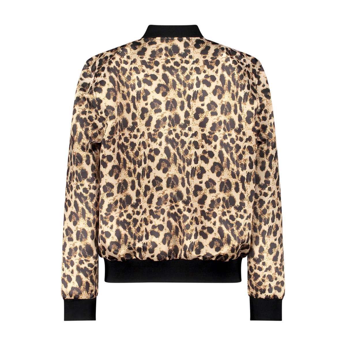 Blouson à col droit beige/noir, AMBER & JUNE