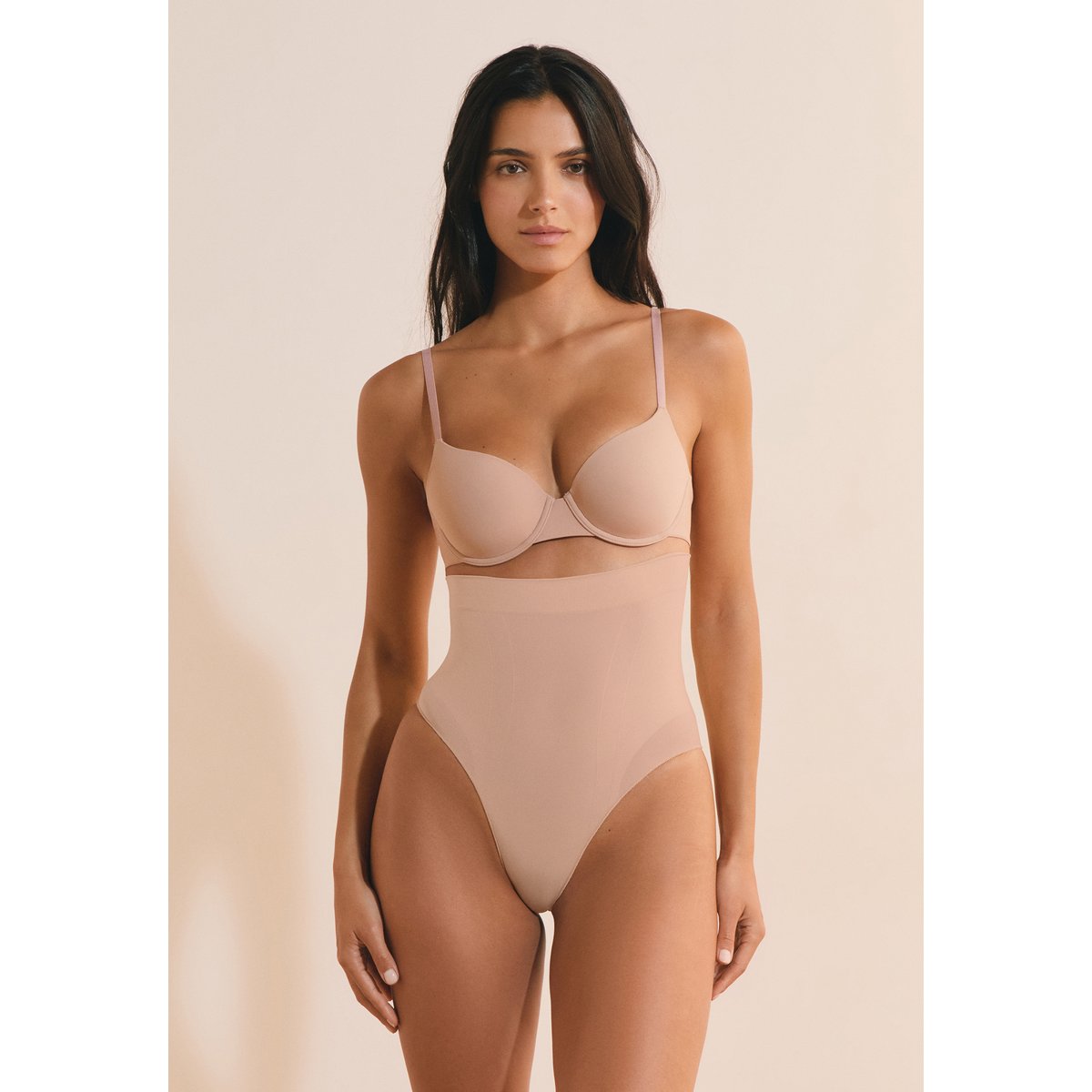 Culotte taille haute sculptante PURE SCULPT lin, ETAM