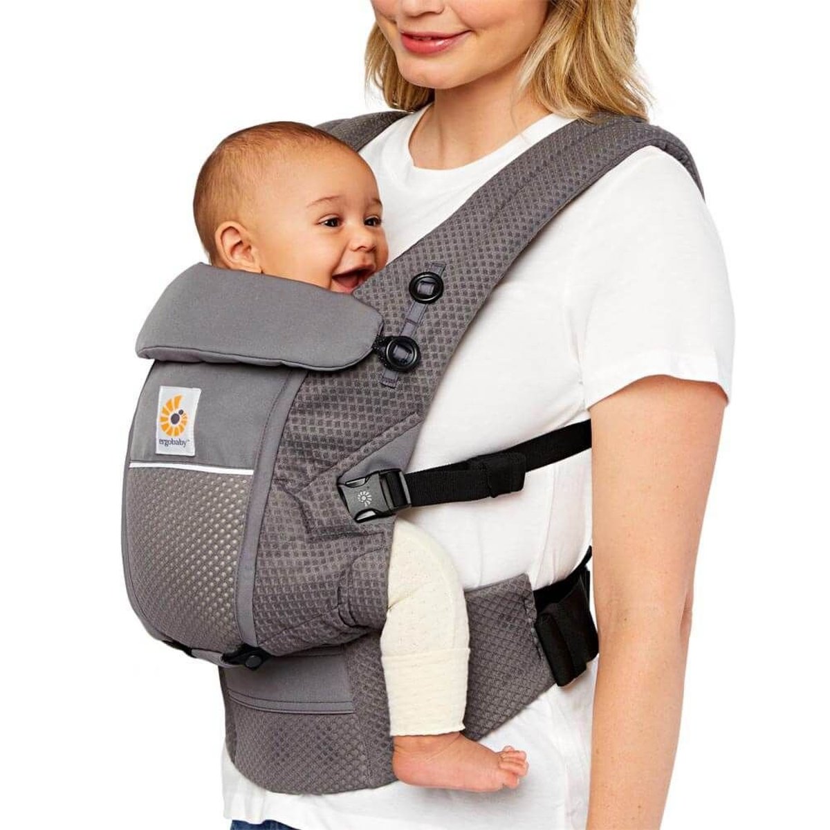 Porte-bébé Adapt Mesh Softflex gris, ERGOBABY