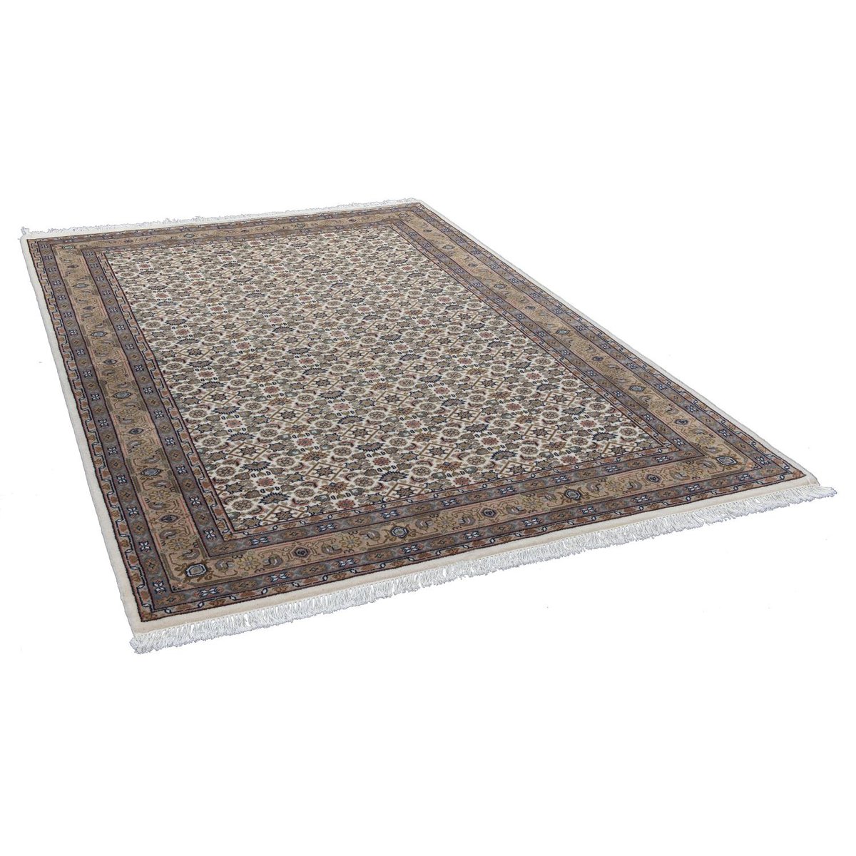 Tapis d'orient classique - BENARES crème marron, THEKO