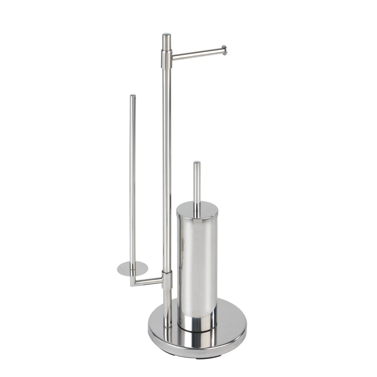Serviteur WC 3en1 NEO argent brillant, WENKO