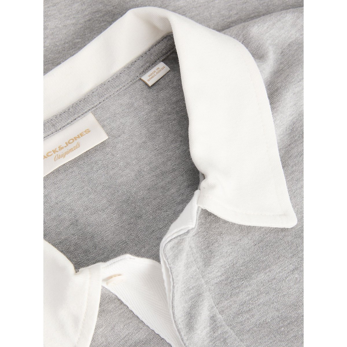 Polo grise - light grey melange 1, JACK & JONES