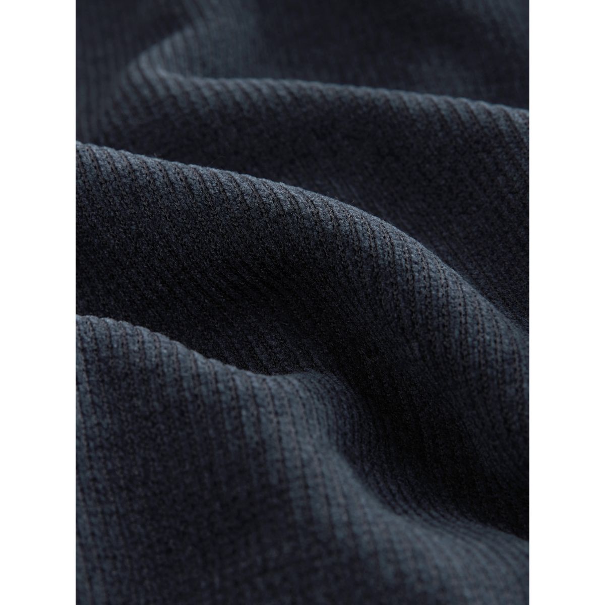 Peignoir texturé en velours côtelé bleu marine, NEXT