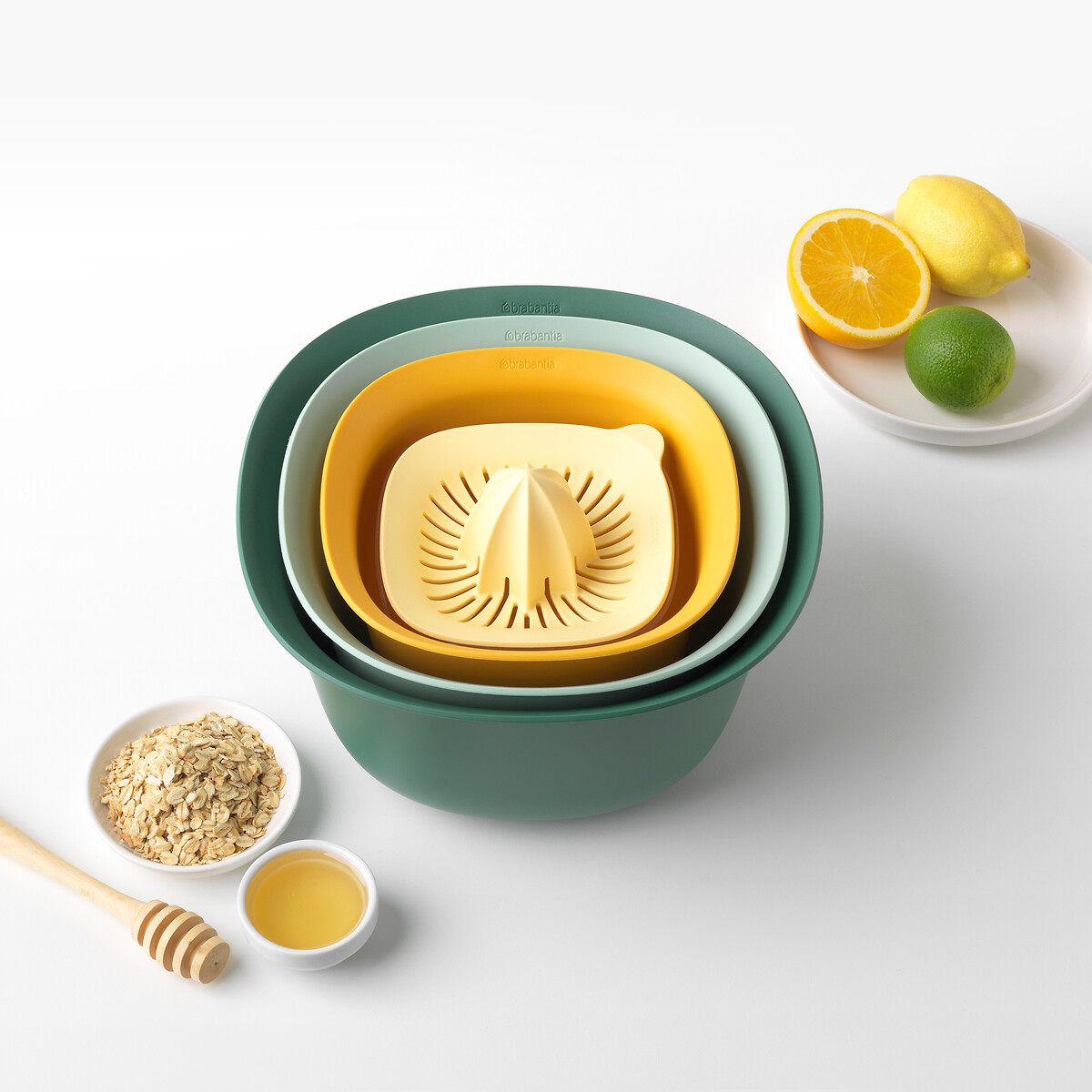 Mixing Bowl Set, TASTY+ multi-coloured, BRABANTIA
