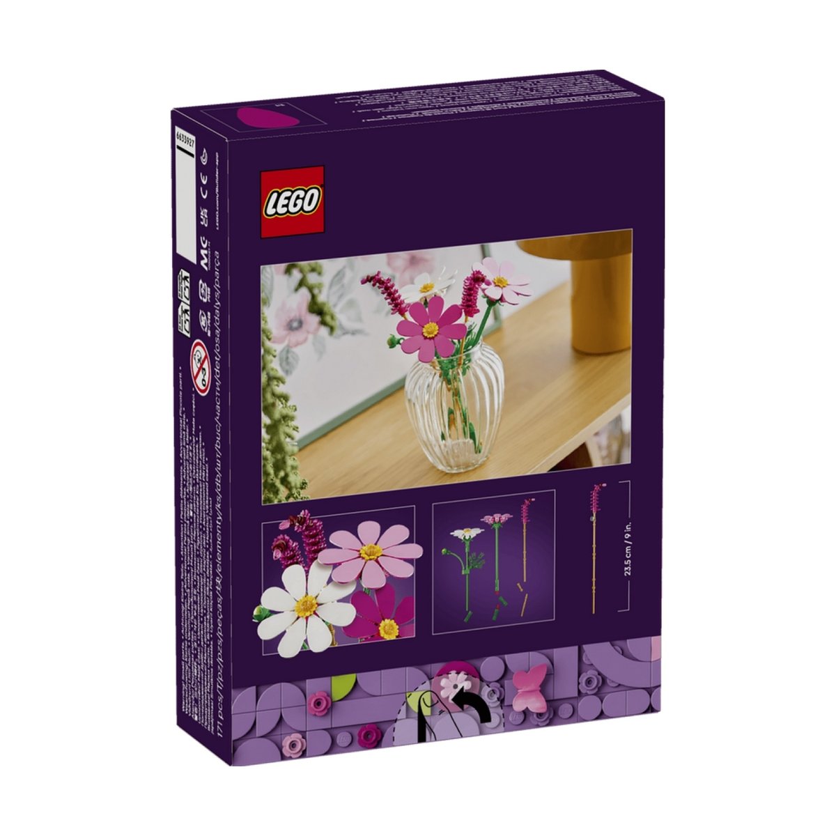 Botanicals Les cosmos multicolore, LEGO