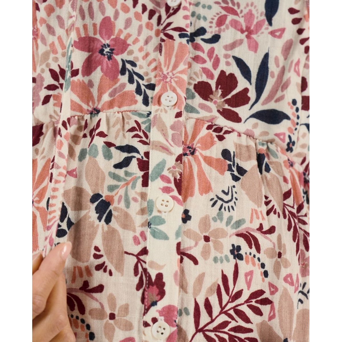 Robe d'allaitement Capucine multicolore, CACHE COEUR