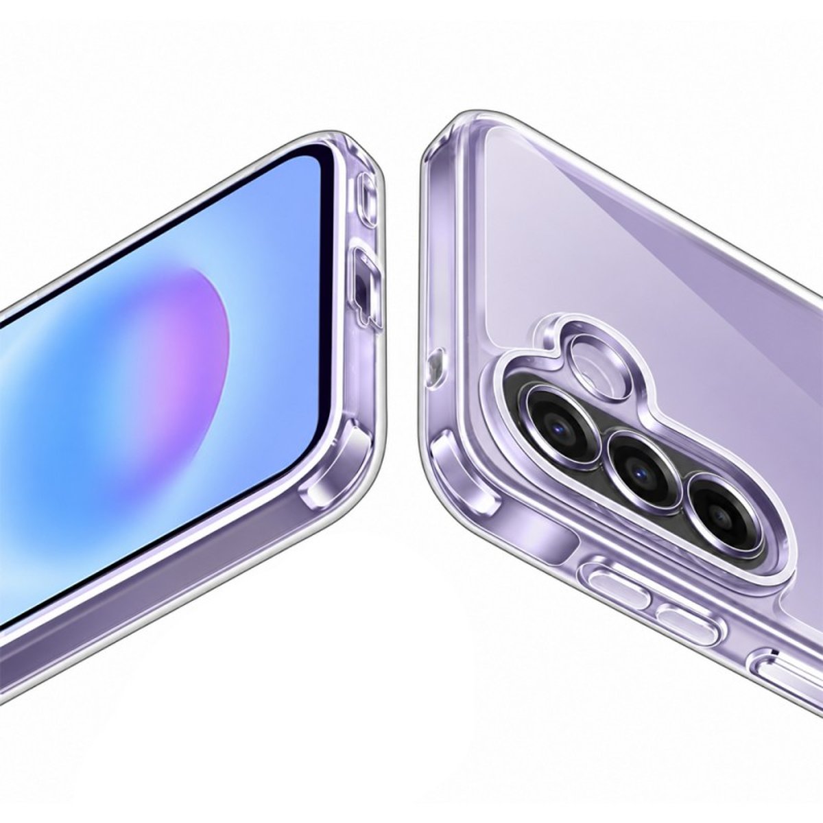 Coque Galaxy A57 antichoc + 2 vitres transparent, EVETANE