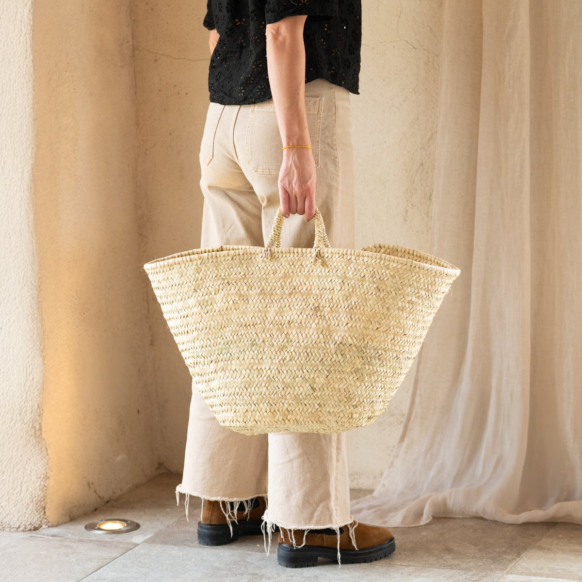 Panier pour le marché Palm - LOJI naturel, HOME MAISON