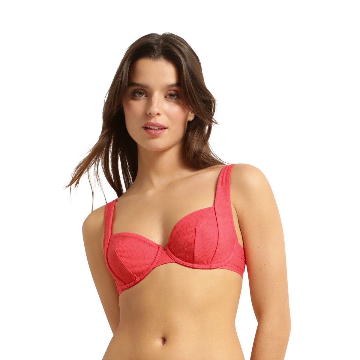 Haut de maillot de bain emboitant avec armatures Festival rose fushia, DIM