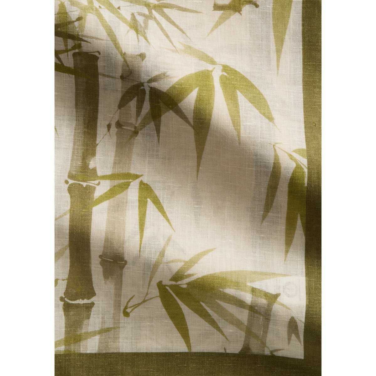 Foulard imprimé en lin et en coton bio gris, MARC O'POLO