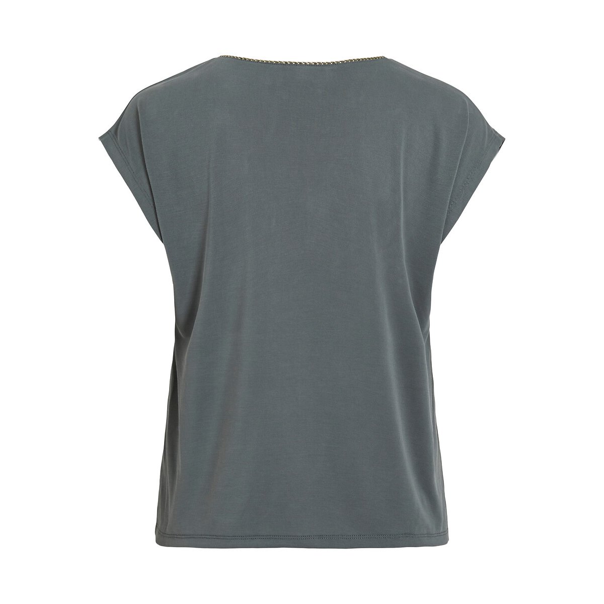 Tshirt manches courtes col v vert sauge, VILA