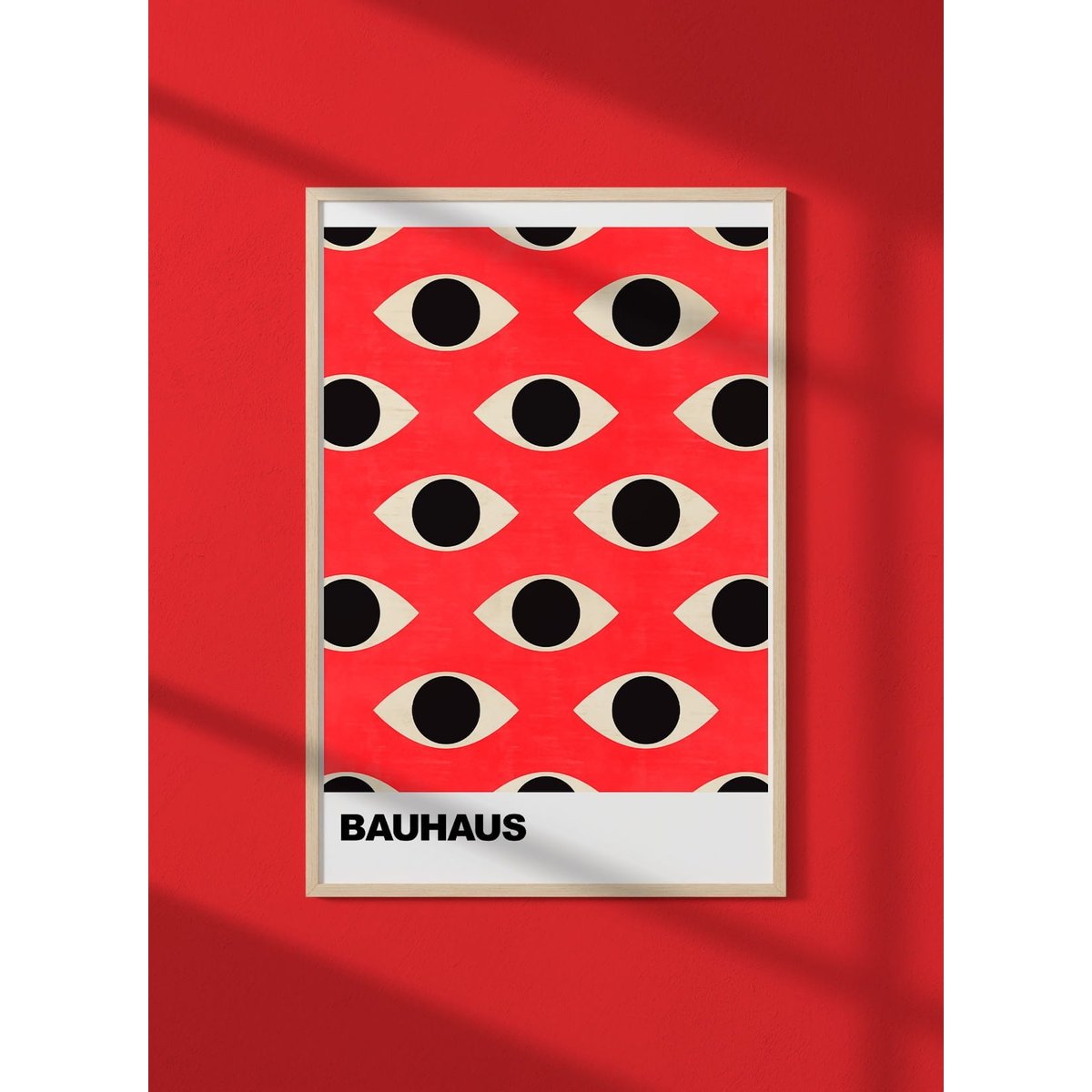 Affiche Bauhaus 41 blanc, L'AFFICHERIE