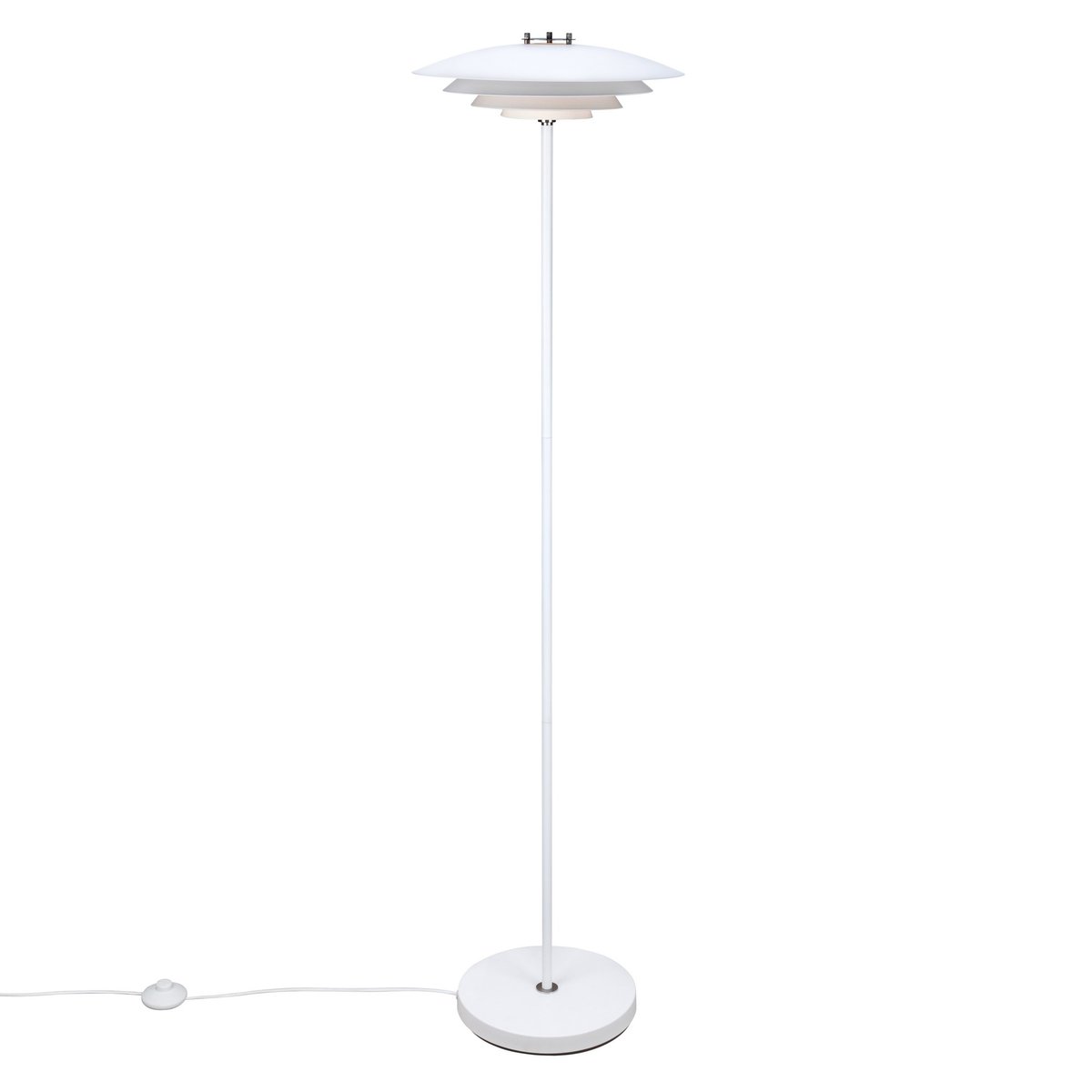 Lampadaire Irrégulier et Classique en Métal, BRETAGNE blanc, NORDLUX