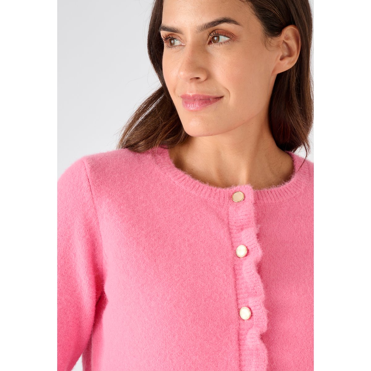 Gilet à volants Thermolactyl rose, DAMART