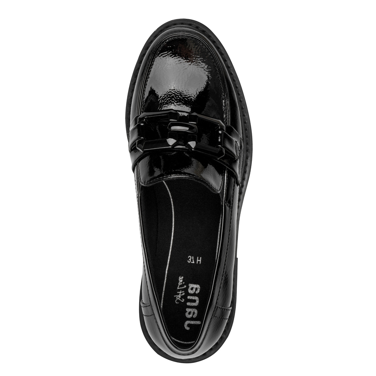 Slipper à talon noir, JANA