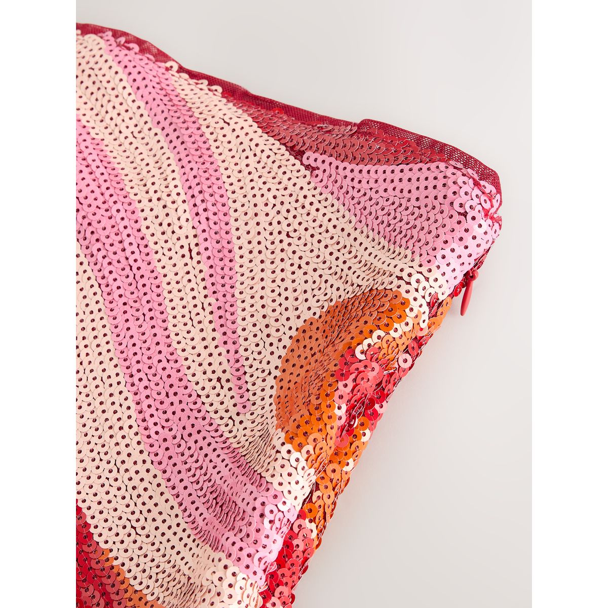 Haut bandeau à sequins tourbillon rouge/rose, NEXT