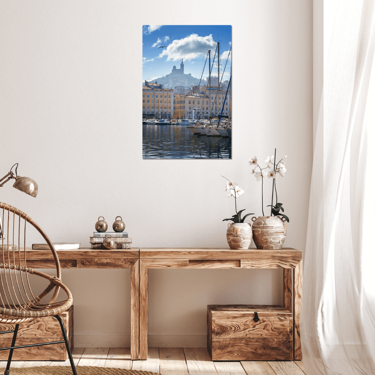 Tableau Mural Marseille CLASSIQUE INTEMPOREL tableaux sur toile-bleu, CEANOTHE