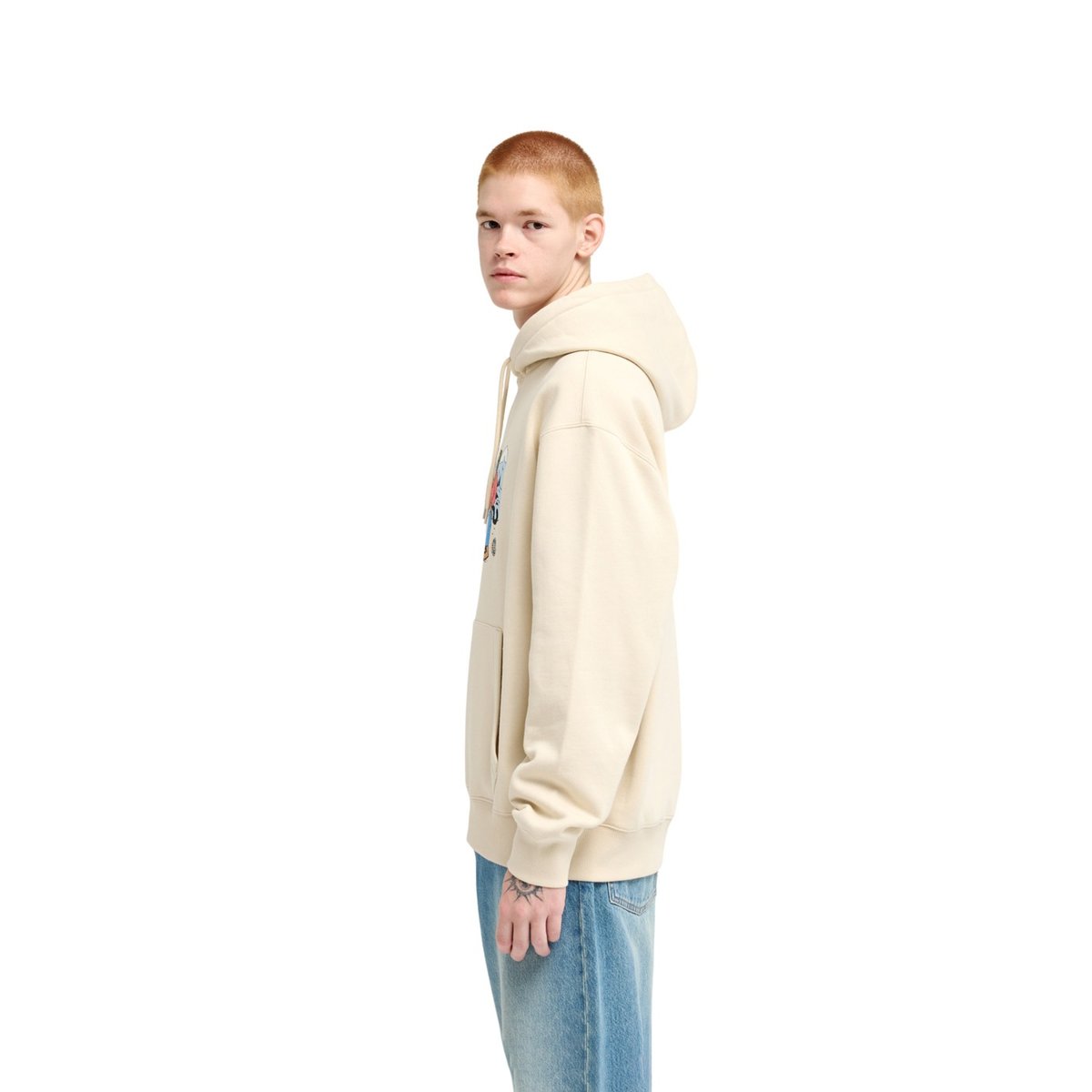 Sweat capuche ICE HOLE beige oat milk, ELEMENT
