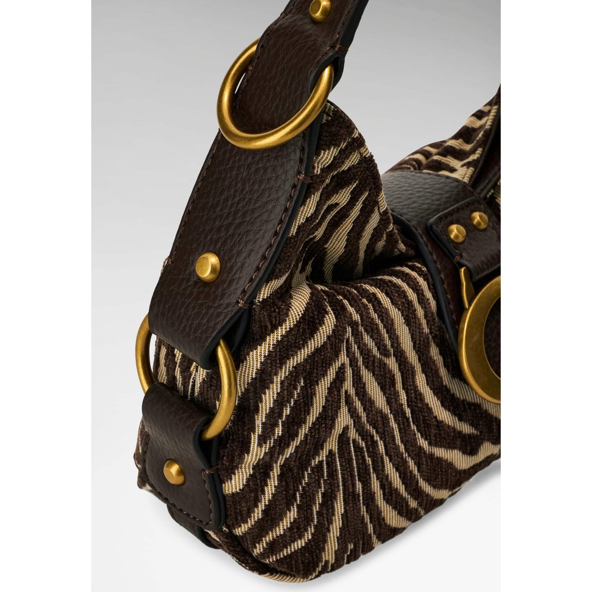Sac Mini Épaule Camden marron, GUESS