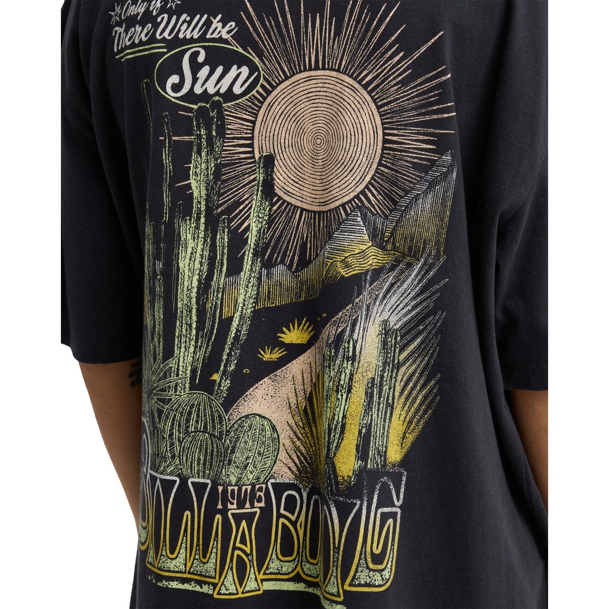T shirt manches courtes SUN CHASING noir off black, BILLABONG