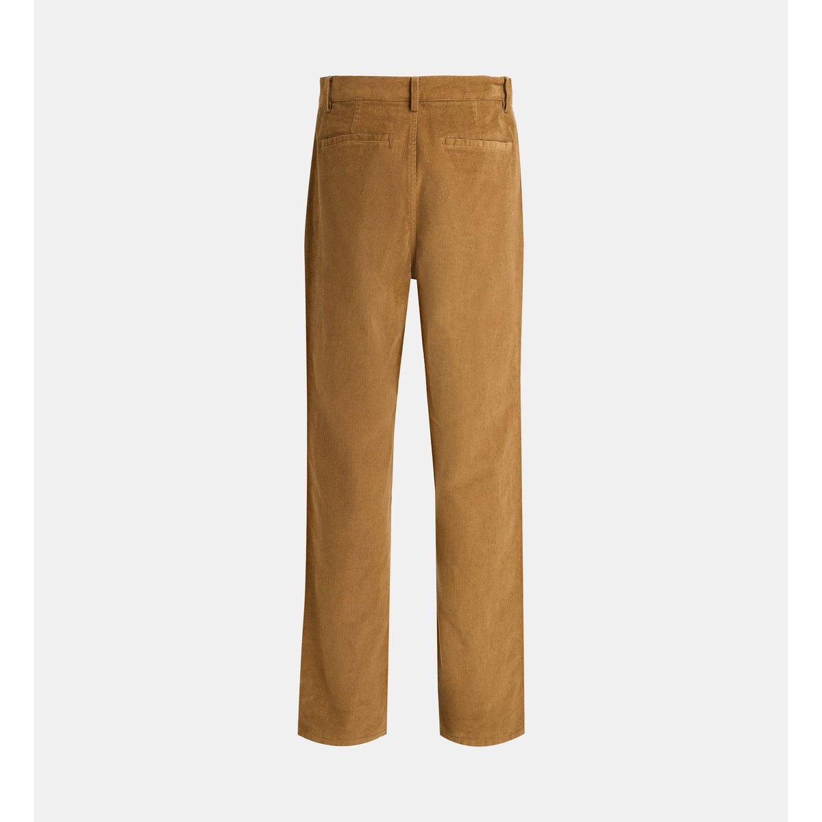 Pantalon droit tinokord velours milleraies coton beige foncé, GALERIES LAFAYETTE