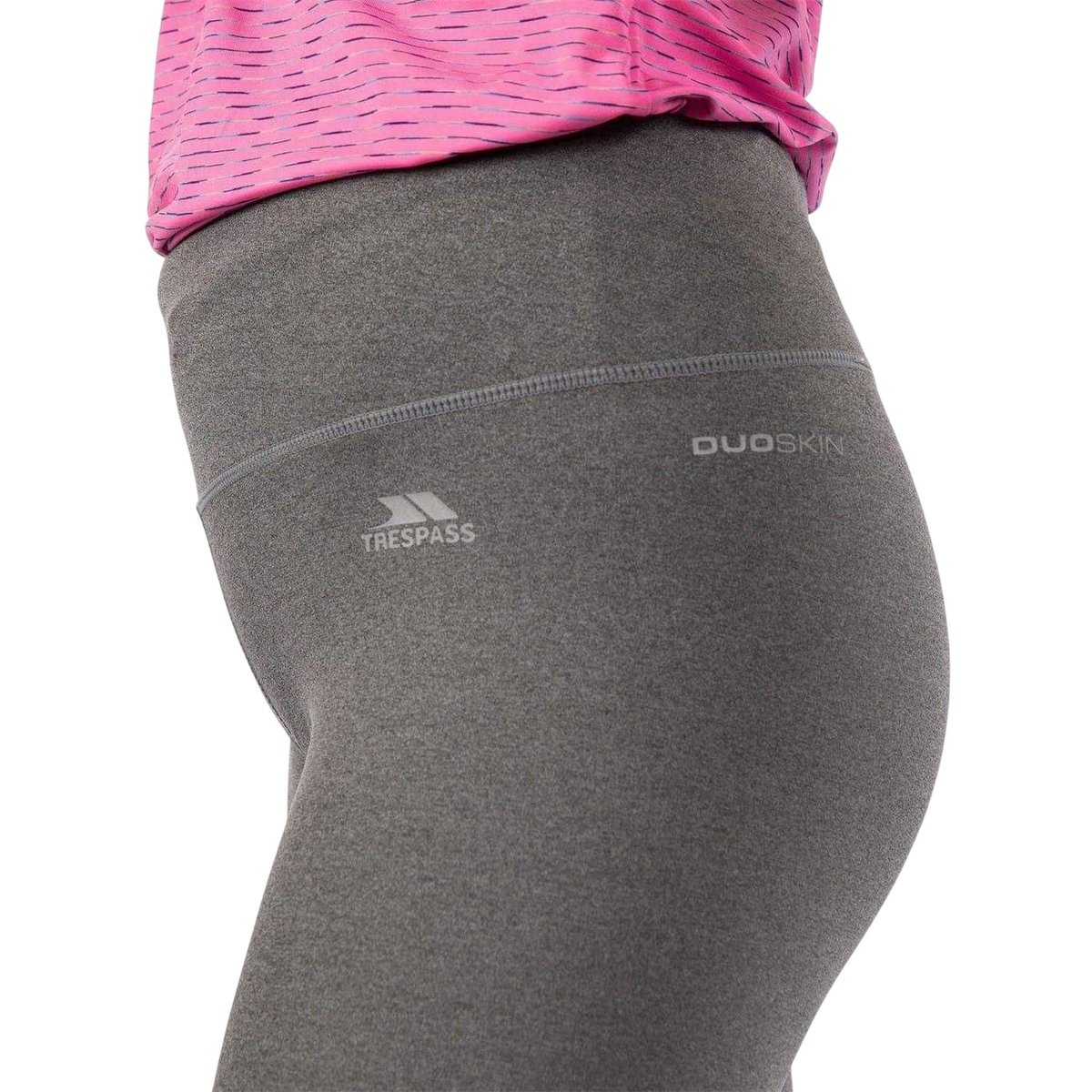 Legging à taille haute VIVIEN gris chiné, TRESPASS