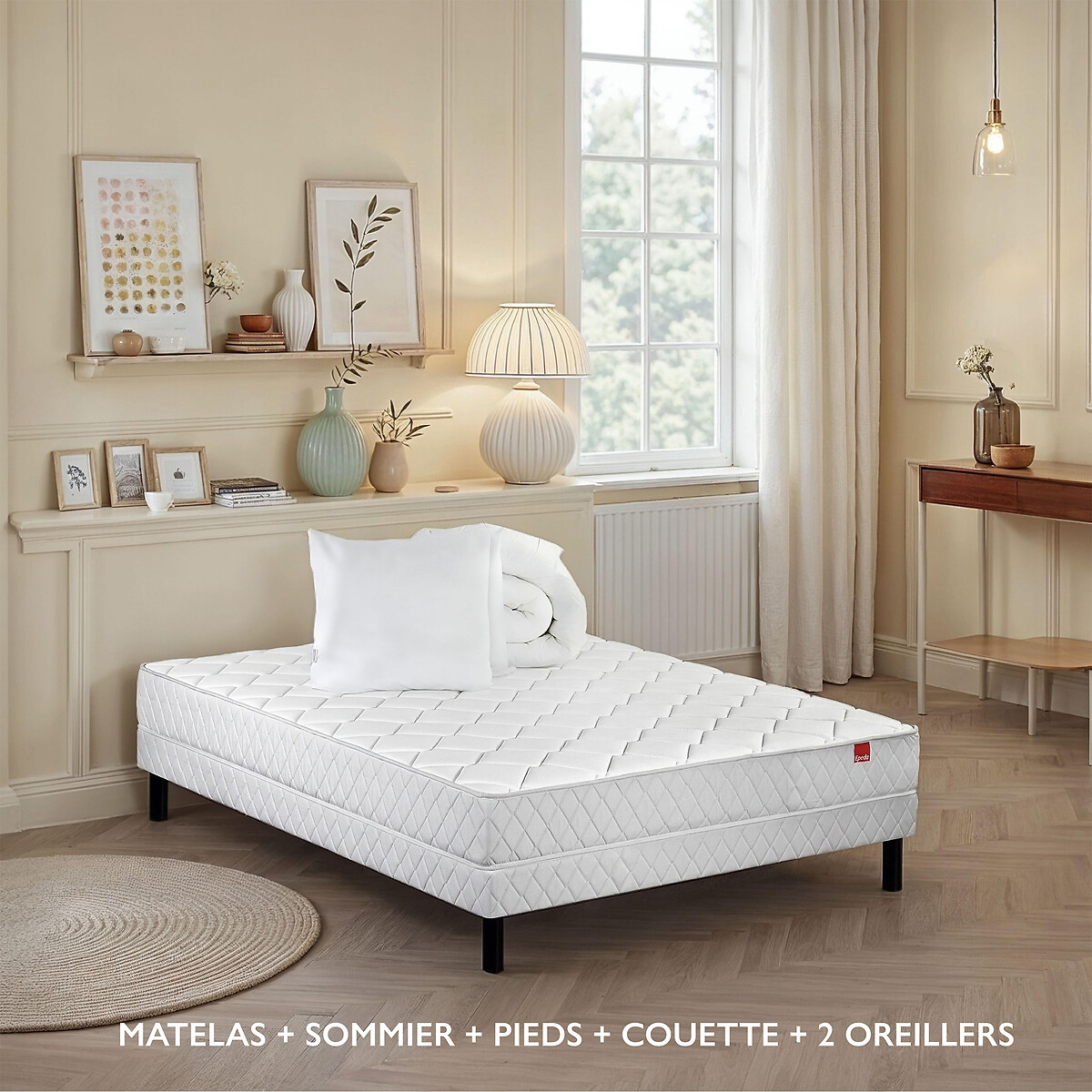 Pack prêt à dormir, Rêveur 2 blanc/gris, EPEDA