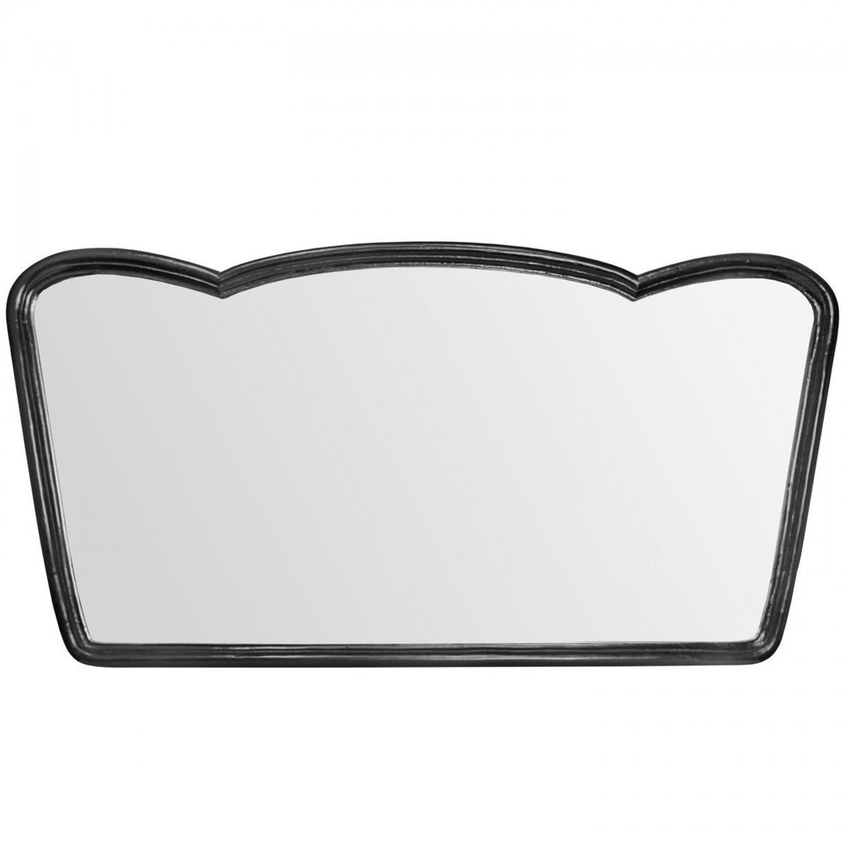 Miroir avec cadre en bois Jamp 127x65 cm noir, HOUSE DOCTOR
